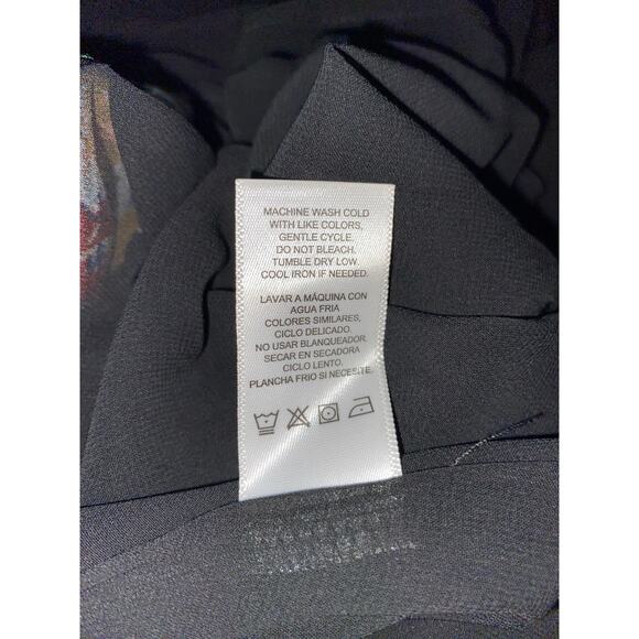 Vince Camuto NWT $79 X-Large Paisley Floral Boho Print Lined Elastic Waist Skirt - Picture 10 of 10